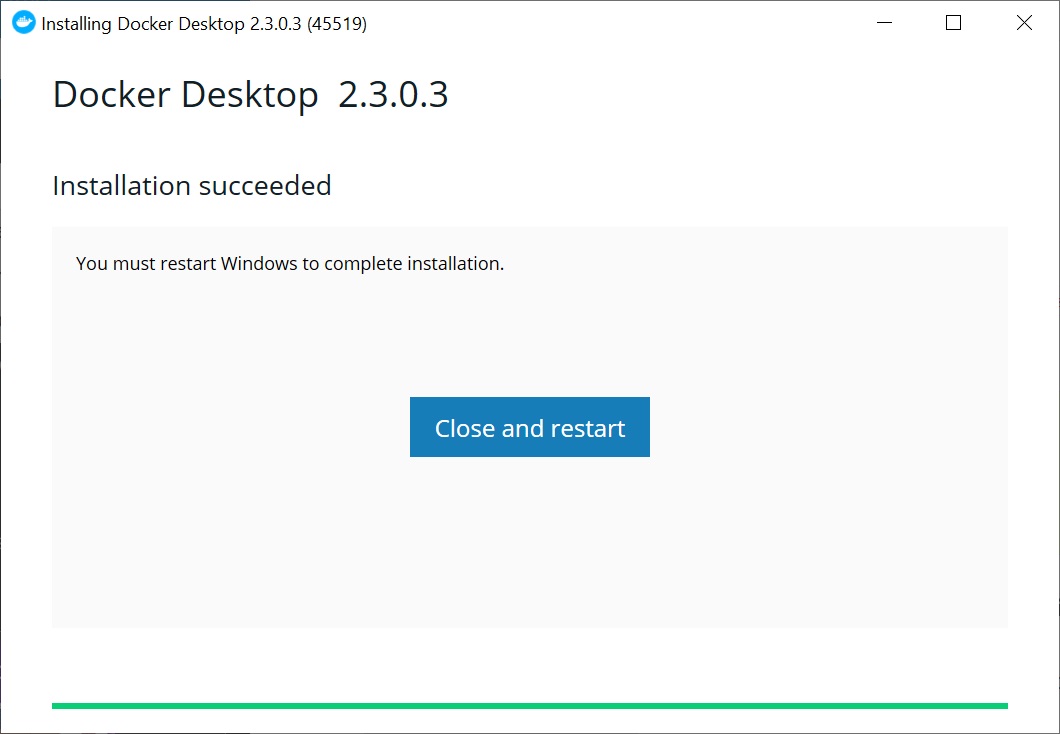 Установка Docker в Windows 10 изображение с сайта www.aredel.com