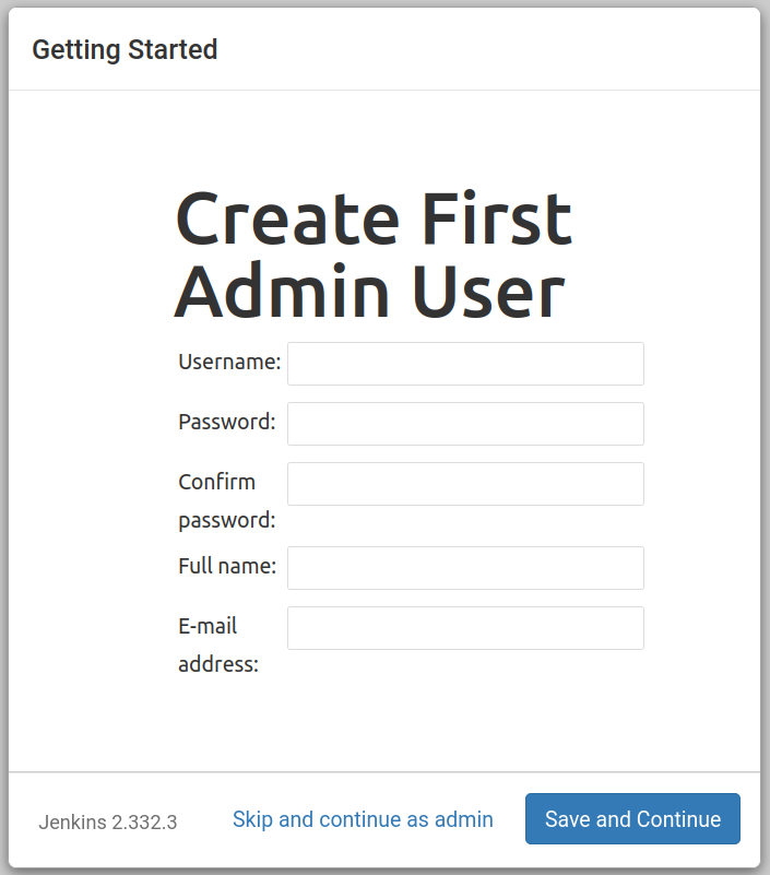 Create First Admin User Jenkins изображение с сайта www.aredel.com