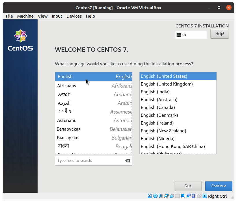 Установка CentOS 7 изображение с сайта www.eth1.ru