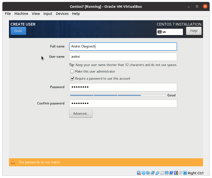 Установка CentOS 7 изображение с сайта www.eth1.ru