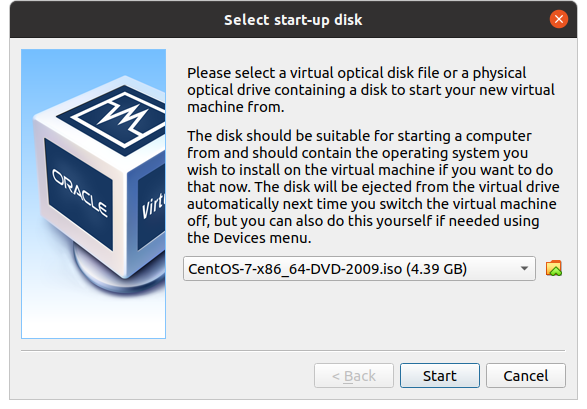 Install image via network VirtualBox image from website www.aredel.com