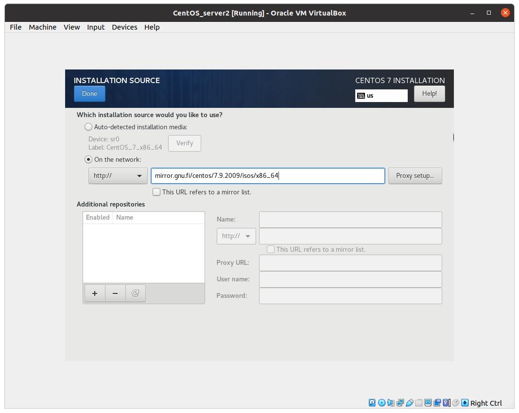 Install image via network VirtualBox image from website www.aredel.com
