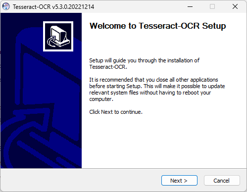 Установка Tesseract в Windows 11 изображение с сайта www.devhops.site изображение с сайта www.testsetup.ru