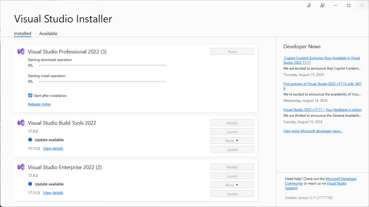 Установка Visual Studio 2022 изображение с сайта www.devhops.site изображение с сайта www.testsetup.ru