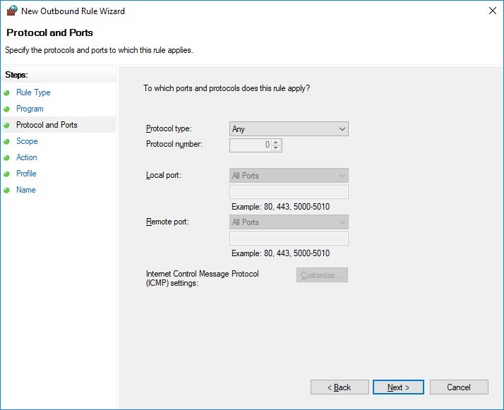 WF Custom Rule to block IP at www.aredel.com