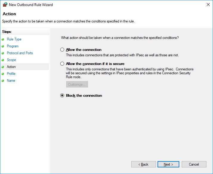 WF Custom Rule to block IP at www.aredel.com