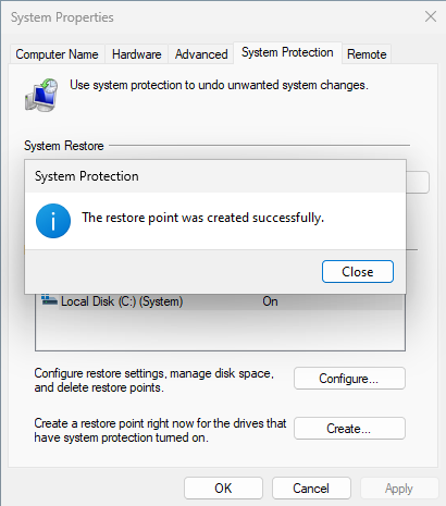 Create Windows recovery point image from www.aredel.com image from www.aredel.com